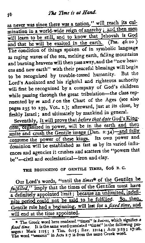 
STUDIES IN THE SCRIPTURES   SERIES 2   THE TIME IS AT HAND
1907 (c1889) p.76-78
Watch Tower Bible and Tract Society
